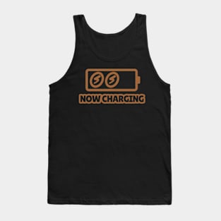 Now Charging Coffee Tank Top